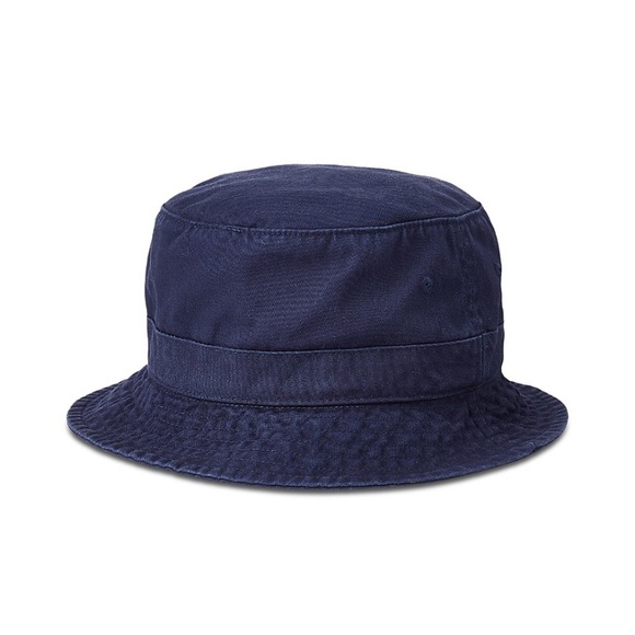 Polo: Bear cotton twill bucket hat. - Picture 2 of 10